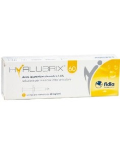 HYALUBRIX 60 ACIDO IALURONICO PER INFILTRAZIONI INTRARTICOLARI 60mg/4ml 1 SIRINGA PRERIEMPITA