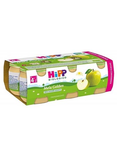 HIPP BIO OMOGENEIZZATO MELA GOLDEN 100% 6X80 g