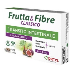 FRUTTA & FIBRE CLASSICO INTEGRATORE TRANSITO INTESTINALE 24CUB