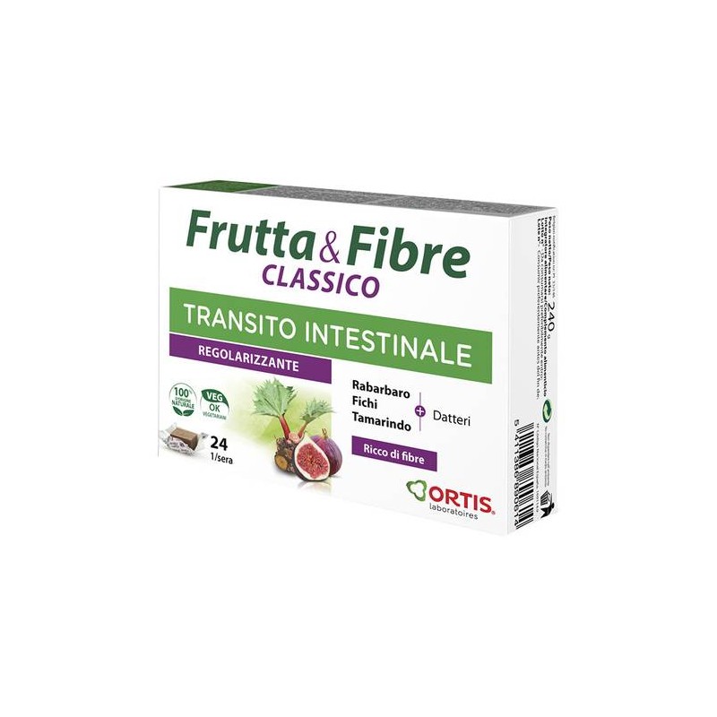 FRUTTA & FIBRE CLASSICO INTEGRATORE TRANSITO INTESTINALE 24CUB