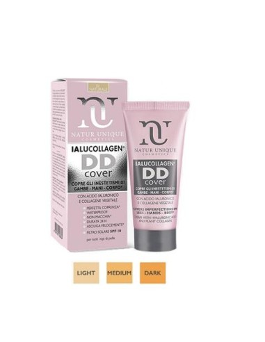 NATUR UNIQUE IALUCOLLAGEN DD COVER CORRETTORE INESTETISMI CORPO E MANI SPF10 COL. 01