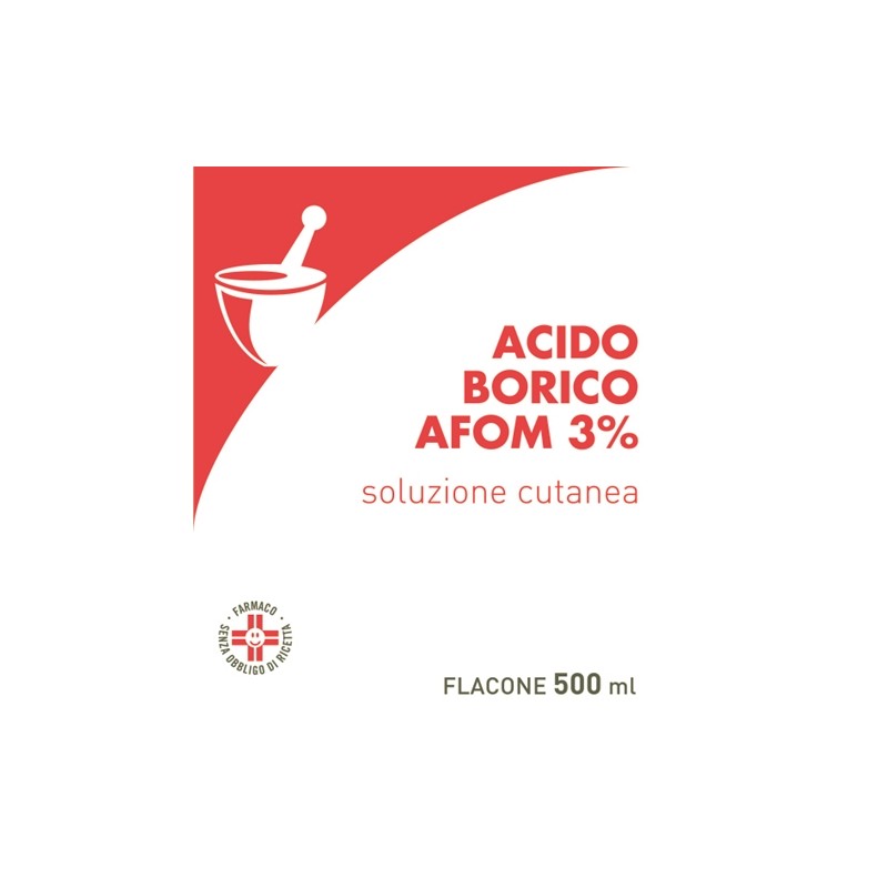 bACIDO BORICO AFOM 3% SOLUZIONE CUTANEA /b