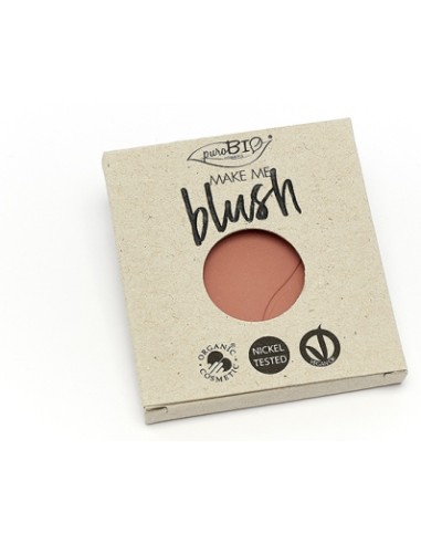 PUROBIO BLUSH COMPATTO ROSA CORALLO MATTE REFILL 02
