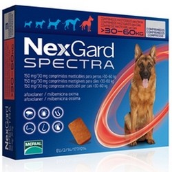 NEXGARD SPECTRA*30-60KG 6CPR