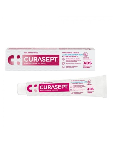 CURASEPT GEL DENTIFRICIO 0,20 ADS DNA TRATTAMENTO LENITIVO 75 ML