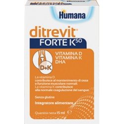 DITREVIT FORTE K50 INTEGRATORE ALIMENTARE DI VITAMINA D 15ml