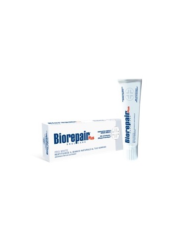 BIOREPAIR PLUS PRO WHITE RESTITUISCE IL BIANCO NATURALE AL TUO SORRISO DENTIFRICIO 75ML