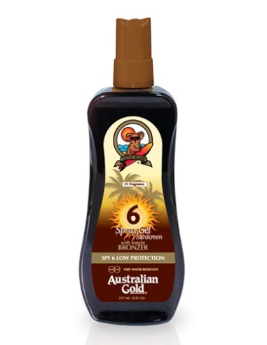 AUSTRALIAN GOLD SPF 6 SPRAY CON EFFETTO BRONZE 237 ML