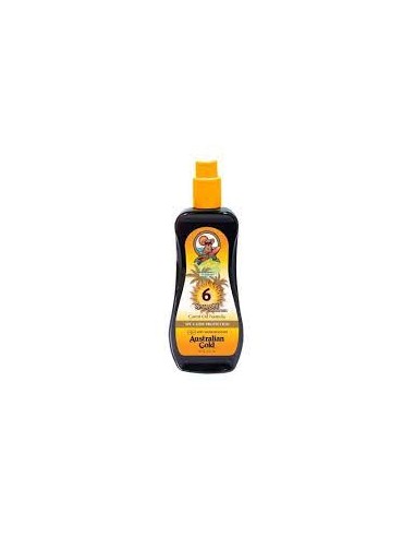 AUSTRALIAN GOLD PROTEZIONE SOLARE SPF 6 SPRAY OIL CON CAROTA 237 ML