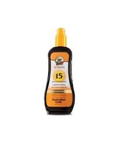 AUSTRALIAN GOLD PROTEZIONE SOLARE SPF 15 OIL SPRAY CON CAROTA 237 ML