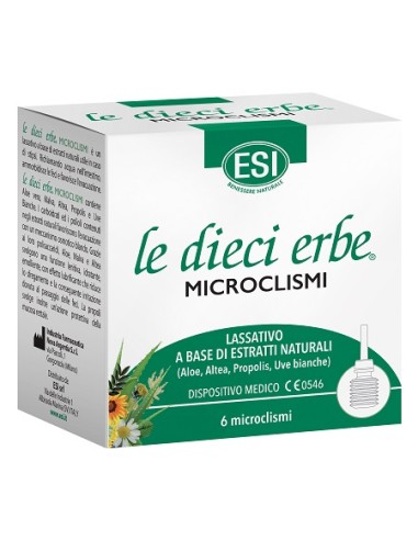ESI LE DIECI ERBE MICROCLISMI 6 PEZZI