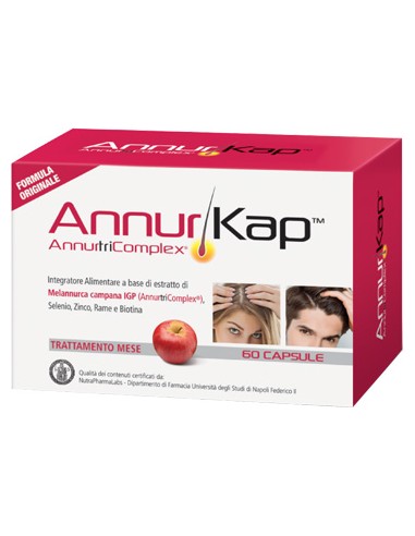 ANNURKAP INTEGRATORE ALIMENTARE 60 CAPSULE TRATTAMENTO MESE