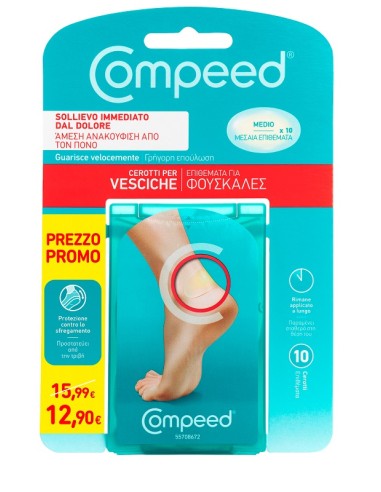 COMPEED CEROTTO VESCICHE MEDIO 10 PEZZI PROMO