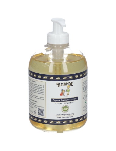 L'AMANDE MARSEILLE SAPOBNE LIQUIDO VEGETALE OLII ESSENZIALI 500 ML
