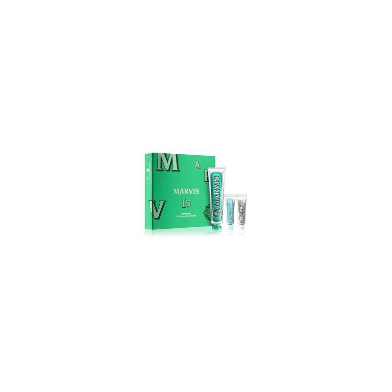 MARVIS THE MINTS GIFT SET DENTIFRICIO CLASSIC 85ML + DENTIFRICIO WHITENING 10ML + DENTIFRICIO AQUATIC 10 ML