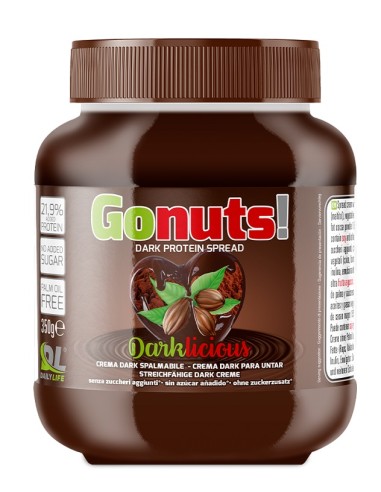 DAILY LIFE GONUTS DARKLICIOUS FONDENTE 21,9% 350 G