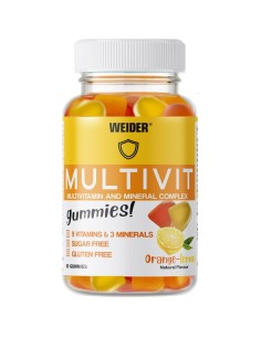 WEIDER MULTIVIT UP 80 GUMMIES GUSTO ARANCIA E LIMONE