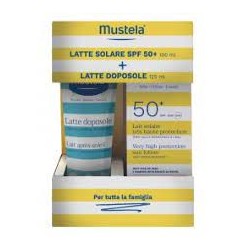 MUSTELA BIPACK LATTE SOLARE SPF50+ 100ML + LATTE DOPOSOLE 125 ML