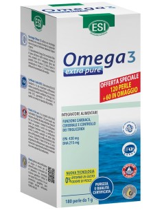 ESI OMEGA 3 EXTRA PURE 120 + 60 PERLE OFFERTA