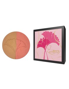 PUROBIO COSMETICS FACE DUO BRONZER & BLUSH 02 VALUE