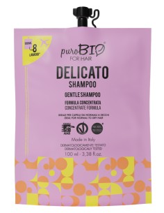 PUROBIO FOR HAIR SHAMPOO DELICATO 100 ML