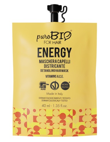 PUROBIO FOR HAIR MASCHERA ENERGY 40 ML