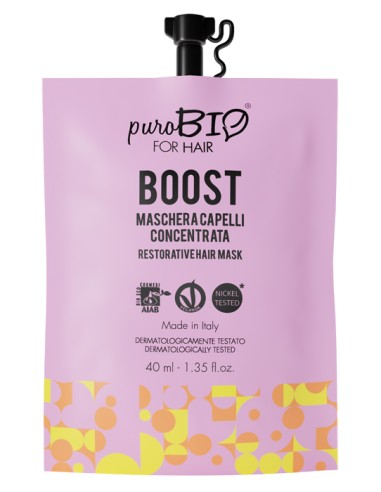 PUROBIO FOR HAIR MASCHERA BOOST 40 ML