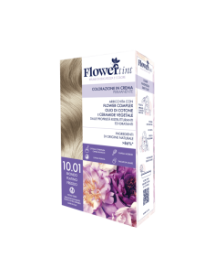 FLOWERTINT COLORAZIONE IN CREMA PERMANENTE 10,01 BIONDO PLATINO FREDDO