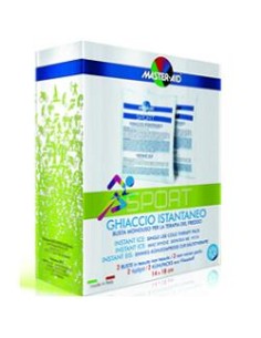 GHIACCIO ISTANTANEO MASTER-AID SPORT PER TERAPIA DEL FREDDO 2 PEZZI