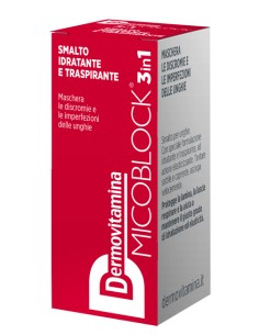 DERMOVITAMINA MICOBLOCK 3 IN 1 SMALTO IDRATANTE E TRASPIRANTE ROSSO 5 ML