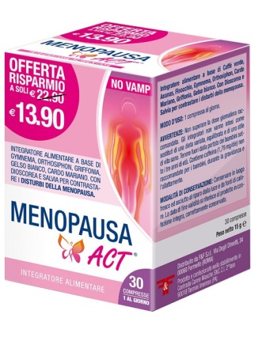 MENOPAUSA ACT 30 COMPRESSE
