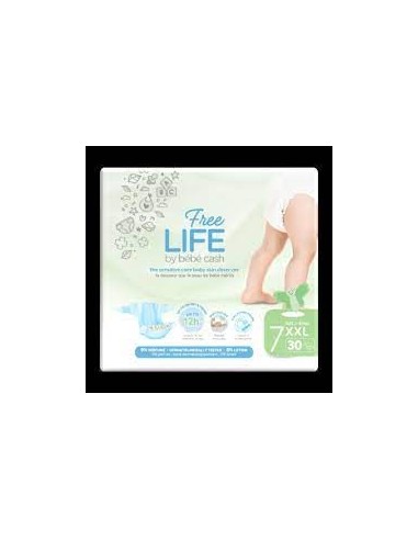 FREELIFE BY BEBECASH XXL TAGLIA 7 15 KG+ 30 PEZZI