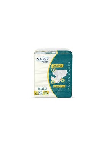 SERENITY PANNOLONE MUTANDINA SD SENSITIVE EXTRA TAGLIA XL 15 PEZZI