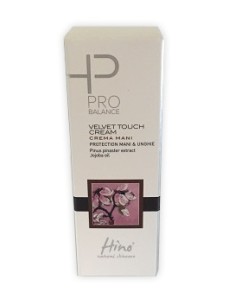 HINO NATURAL SKINCARE PRO BALANCE VELVET TOUCH CREAM CREMA MANI 30 ML