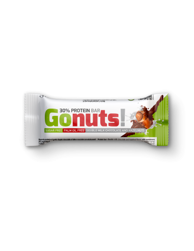 DAILY LIFE GONUTS PROTEIN BAR MILK CHOCOLATE HAZELNUTS 45 G