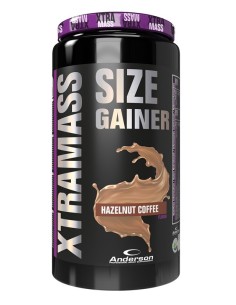 ANDERSON XTRAMASS SIZE GAINER HAZELNUT COFFEE 1,1 KG
