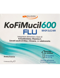 POOL PHARMA KOFIMUCIL 600 FLU 10 BUSTINE