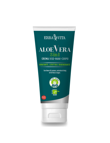 ERBA VITA ALOE VERA CREMA 3 IN 1 BIO VISO/MANI/CORPO 200 ML