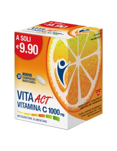VITAMINA C ACT 1000MG 30 COMPRESSE MASTICABILI