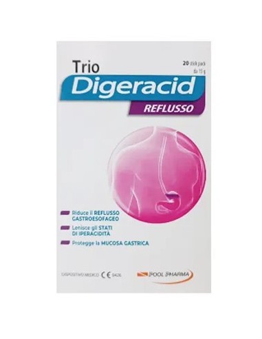 TRIO DIGERACID REFLUSSO 20 STICK PACK