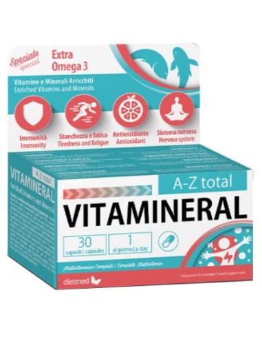 DIETMED VITAMINERAL AZ TOTAL 30 CAPSULE