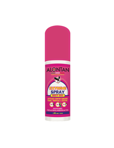 ALONTAN EXTREME DEET 50% SPRAY INSETTOREPELLENTE EFFICACE CONTRO ZANZARE TIGRE E ZECCHE 75ML