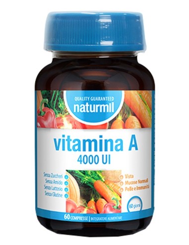 NATURMIL VITAMINA A 4000 UI 60 COMPRESSE