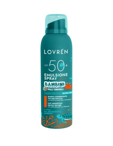 LOVREN SOLARE SPRAY SPF50+ PELLI SENSIBILI 150 ML BAMBINI