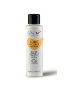 LOW UP LATTE TONICO DETERGENTE VISO OCCHI LABBRA I LOVE MY FACE 100 ML