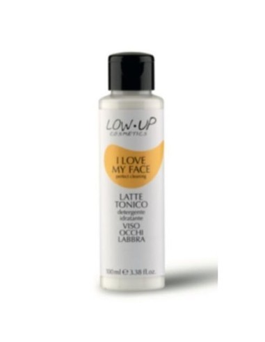 LOW UP LATTE TONICO DETERGENTE VISO OCCHI LABBRA I LOVE MY FACE 100 ML