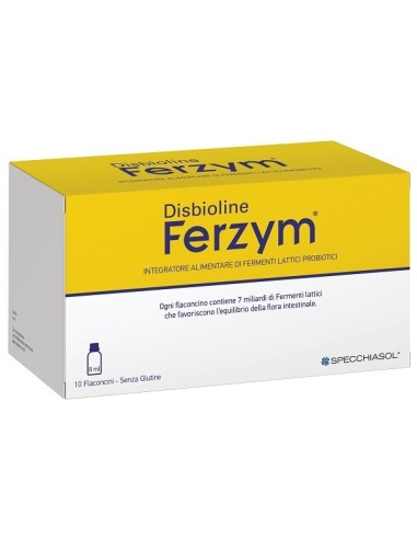 SPECCHIASOL DISBIOLINE FERZYM FERMENTI LATTICI 10 FLACONCINI DA 8 ML