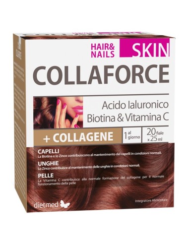DIETMED COLLAFORCE SKIN HAIR & NAILS 20 FIALE DA 25 ML