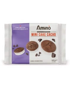 AMINO' MINI CAKE CACAO IPOPROTEICO 4 PEZZI DA 40 G