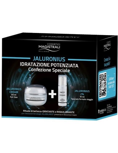 COSMETICI MAGISTRALI JALURONIUS CREAM VASO 50 ML + JALURONIUS 2% FLACONE 10 ML